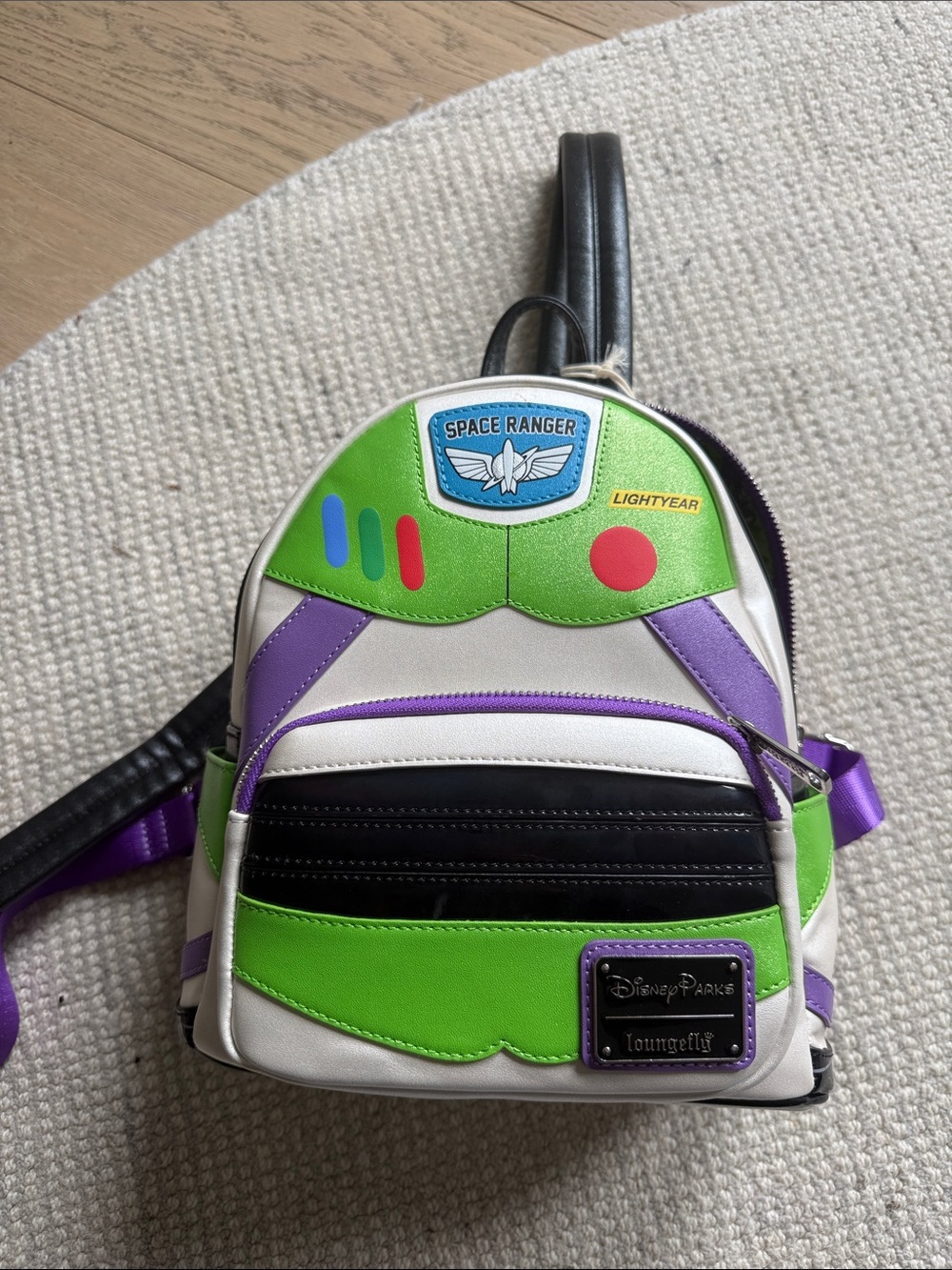 Buzz lightyear backpack.